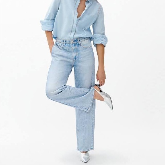 Rag & Bone Miramar Terry Wide Leg pull on Jeans size small - Picture 5 of 9